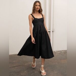 Moon River Empire Waist Dress